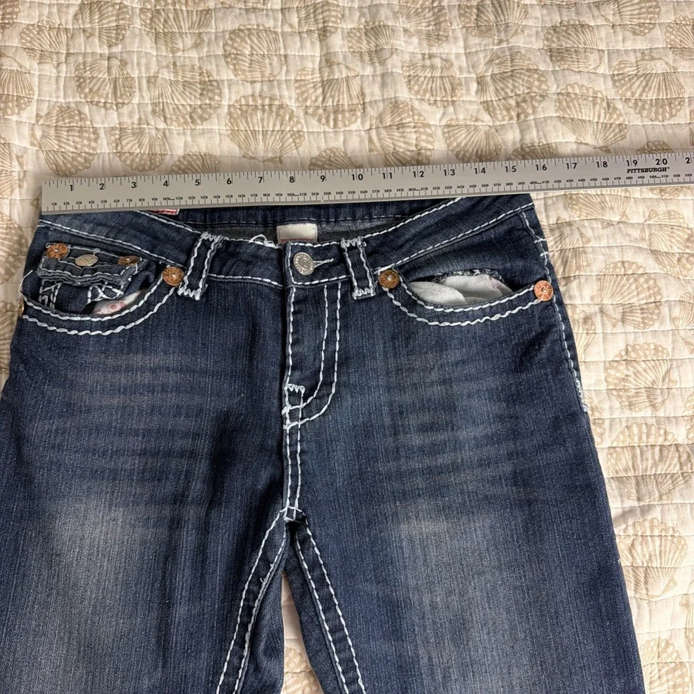 🤩 Vintage True Religion denim / jeans Joey Super T Size 29 Clean With Holes